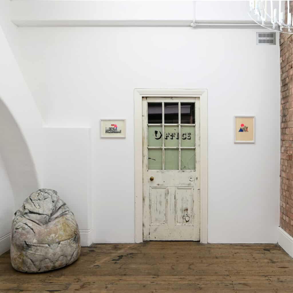 Ritual Litter installation with Soft Stone beanbag