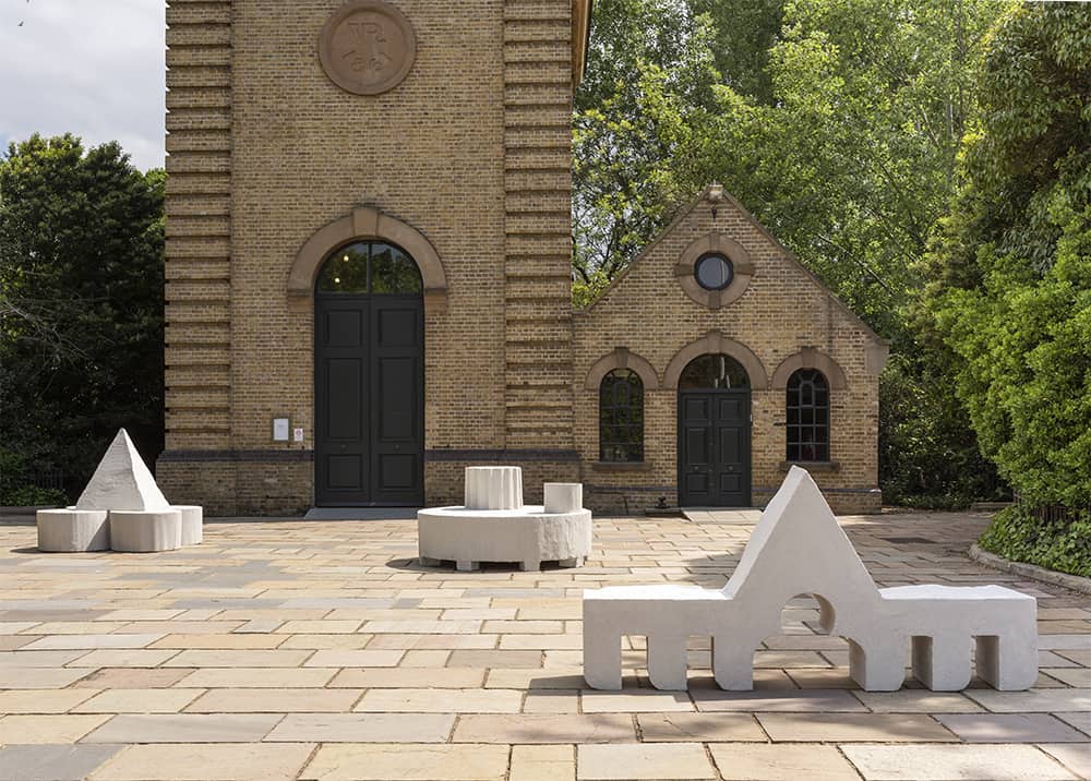 Fragmented Follies on the Pump House Gallery terrace