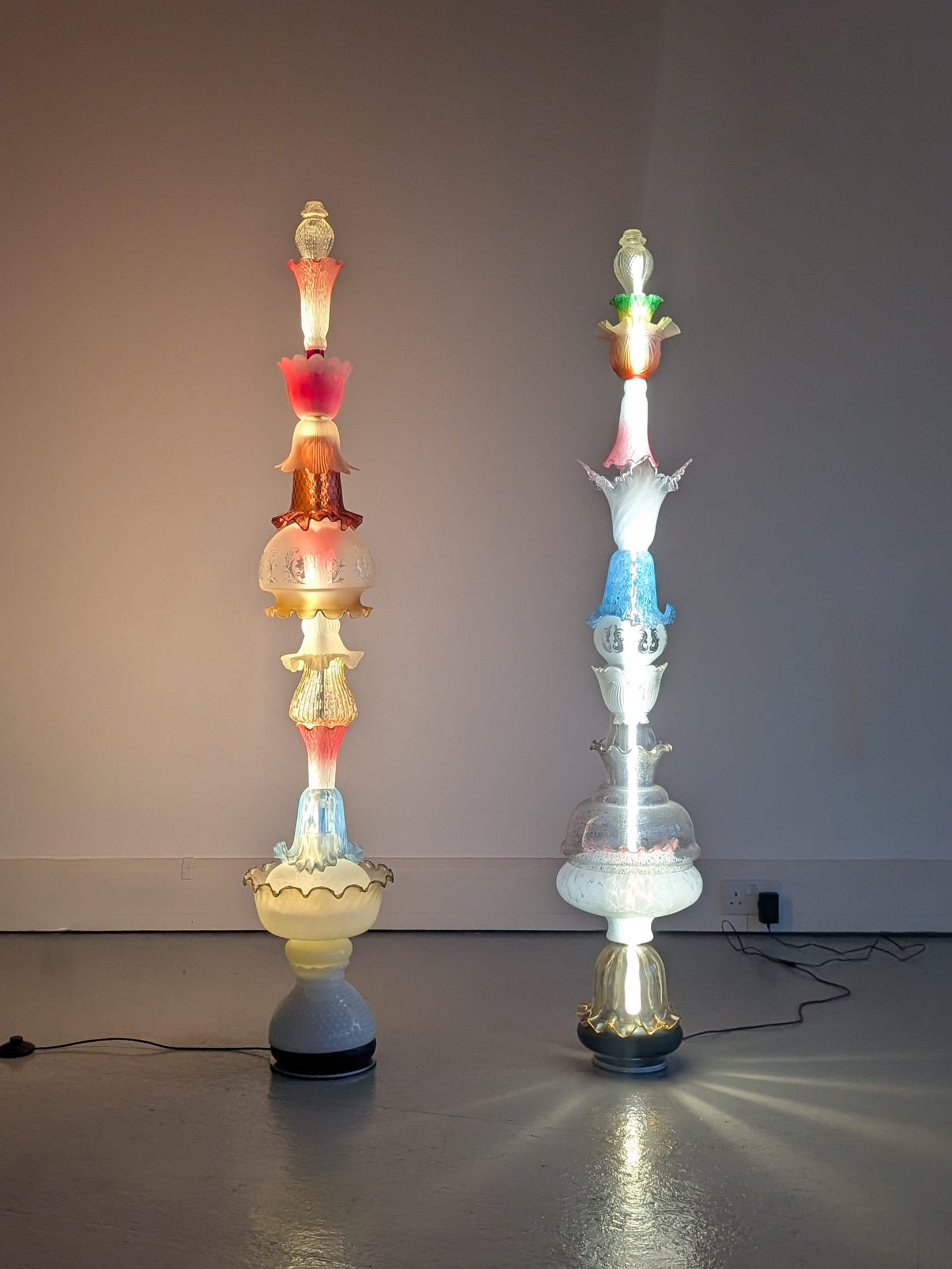 Stacked lamps