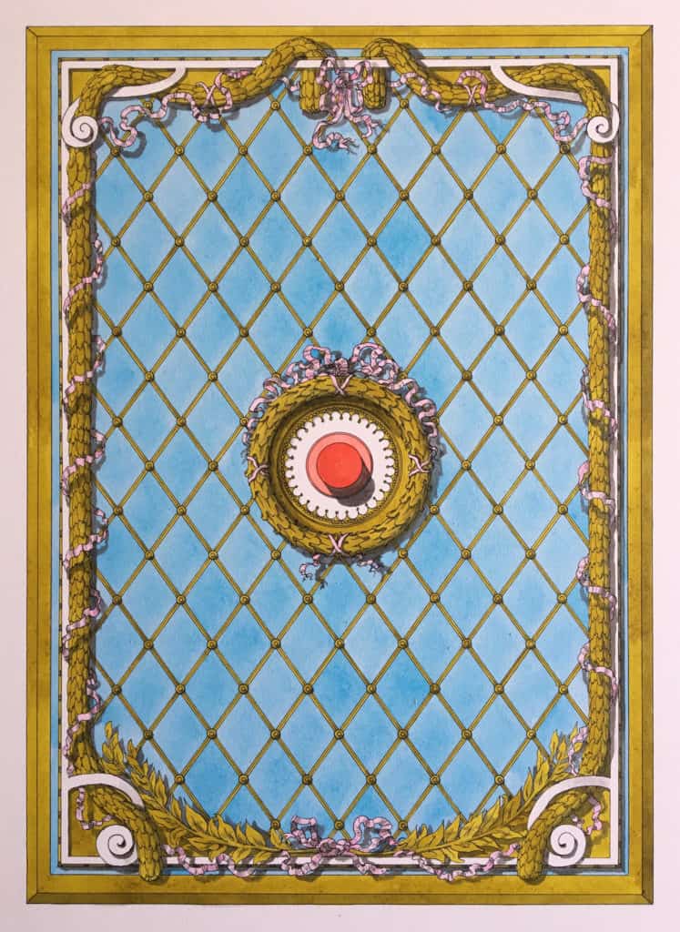 Pablo Bronstein, Panic Button in the Russian Style, 2019