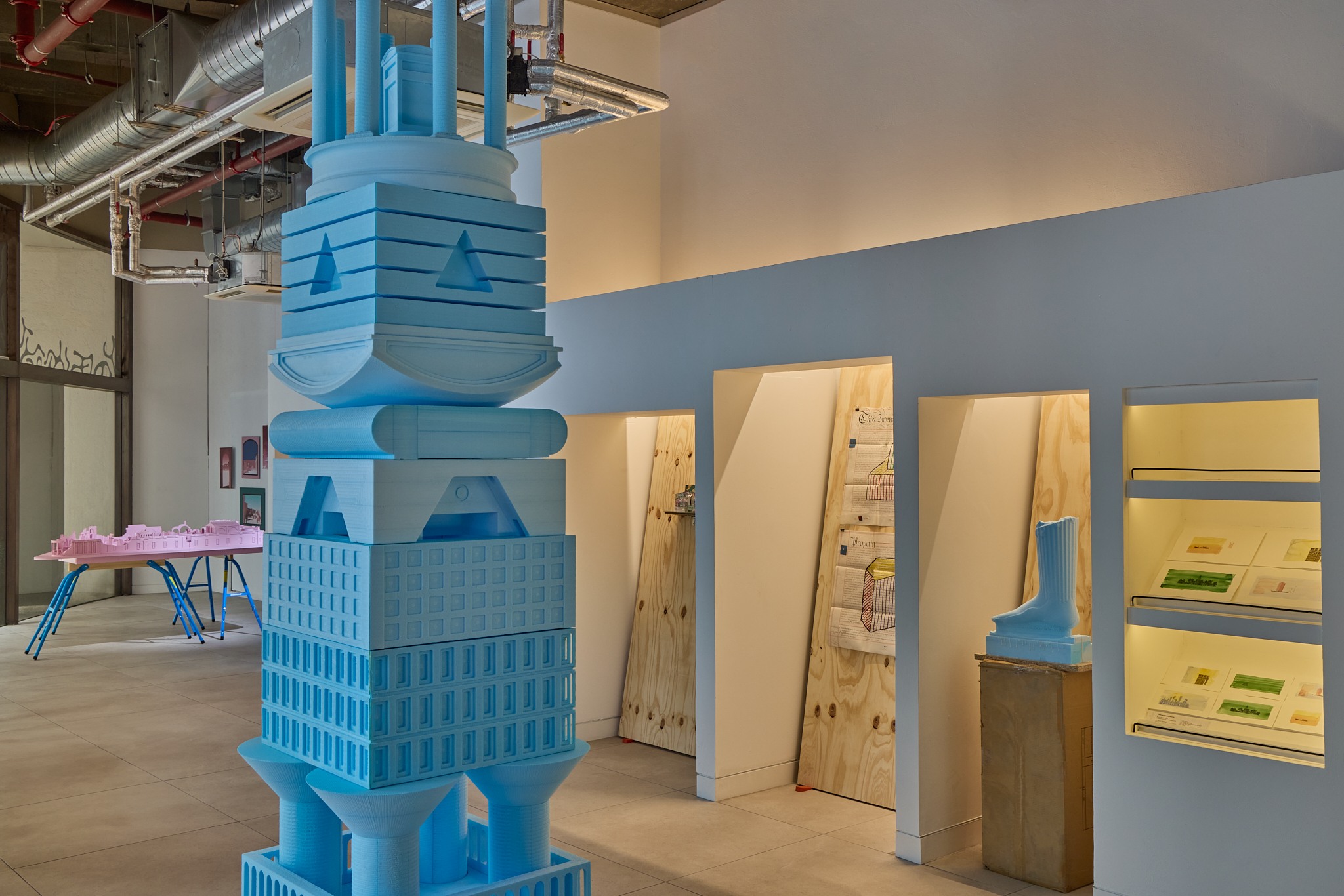 Installation view, No.1 Poultry
