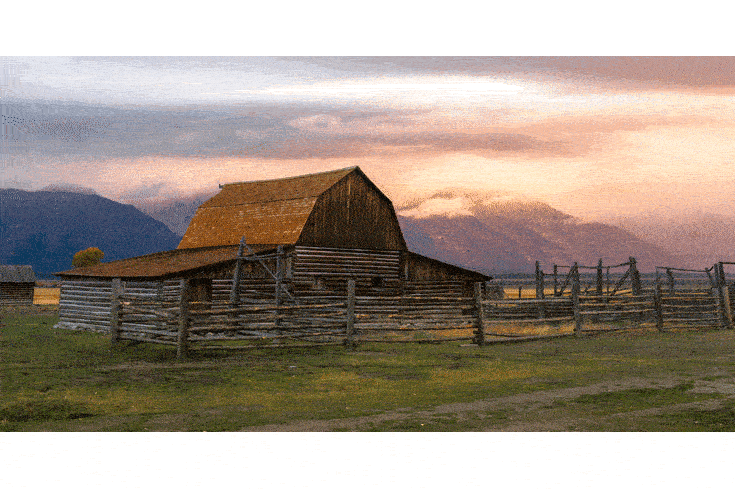 The Most Photographed Barn in America