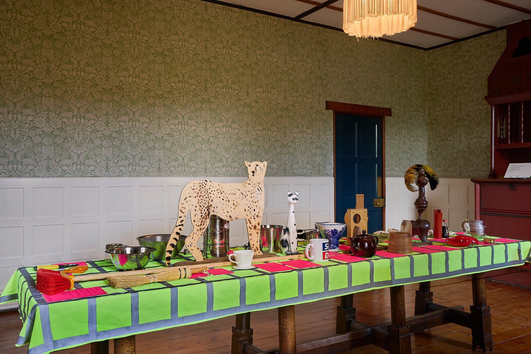 The exhibition table